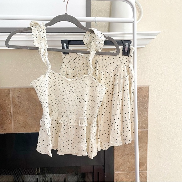 Patrons of Peace Tank and Mini Skirt Ruffle 2 piece SET - Picture 3 of 5